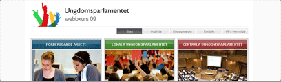 Ungdomsparlamentet webbkurs
